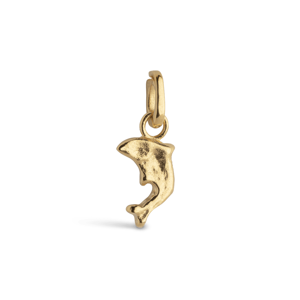 Enamel Charm Organic Joyful Dolphin