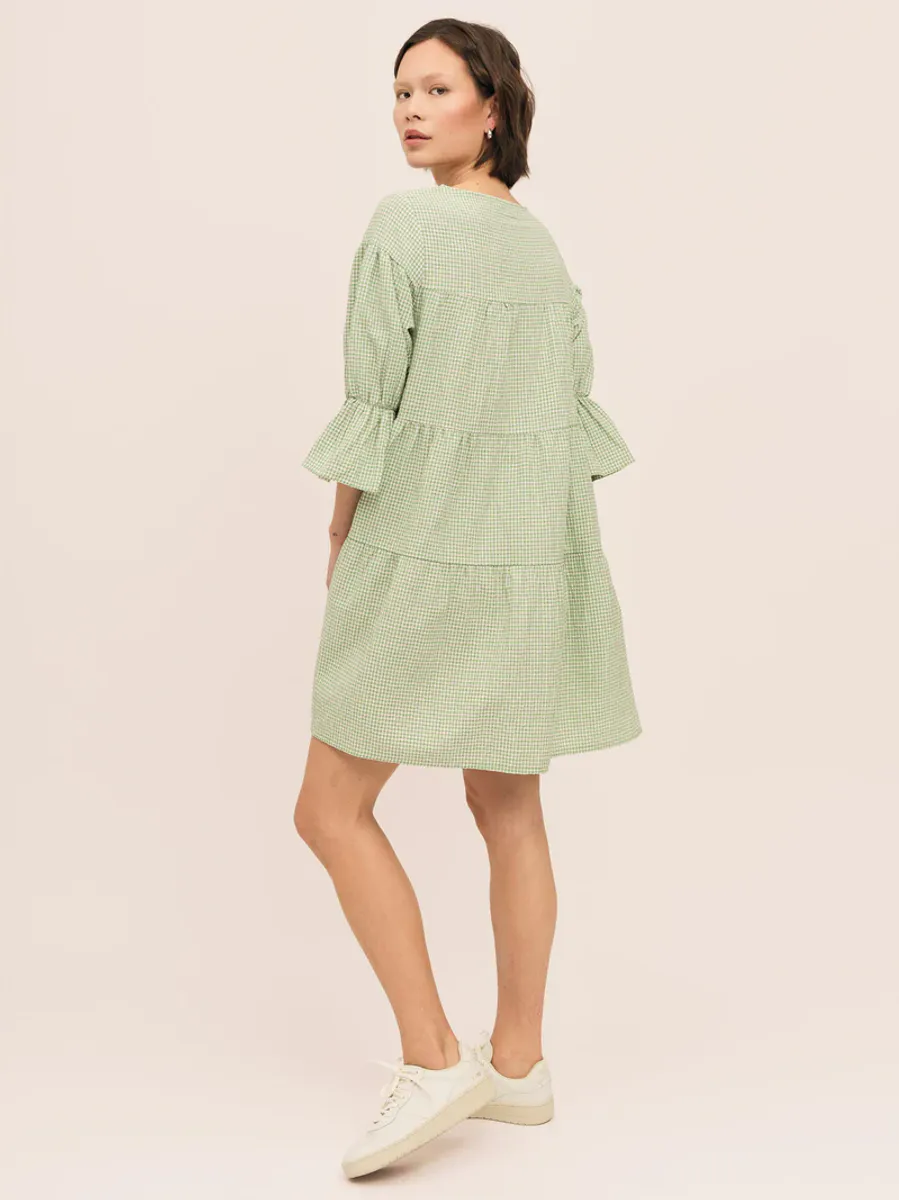 Once Untold Indiana Dress Green/White