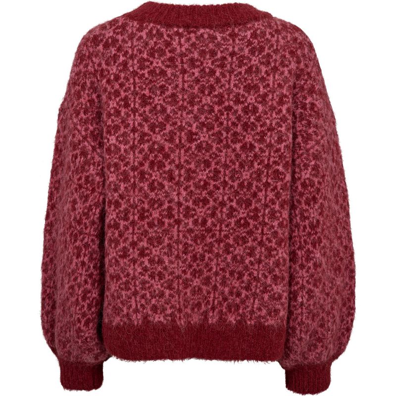 A-view Oslo Knit Pullover Bordeaux Rose
