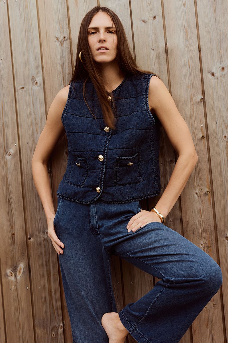 Katrin Uri Toscana Trouser Dark Blue