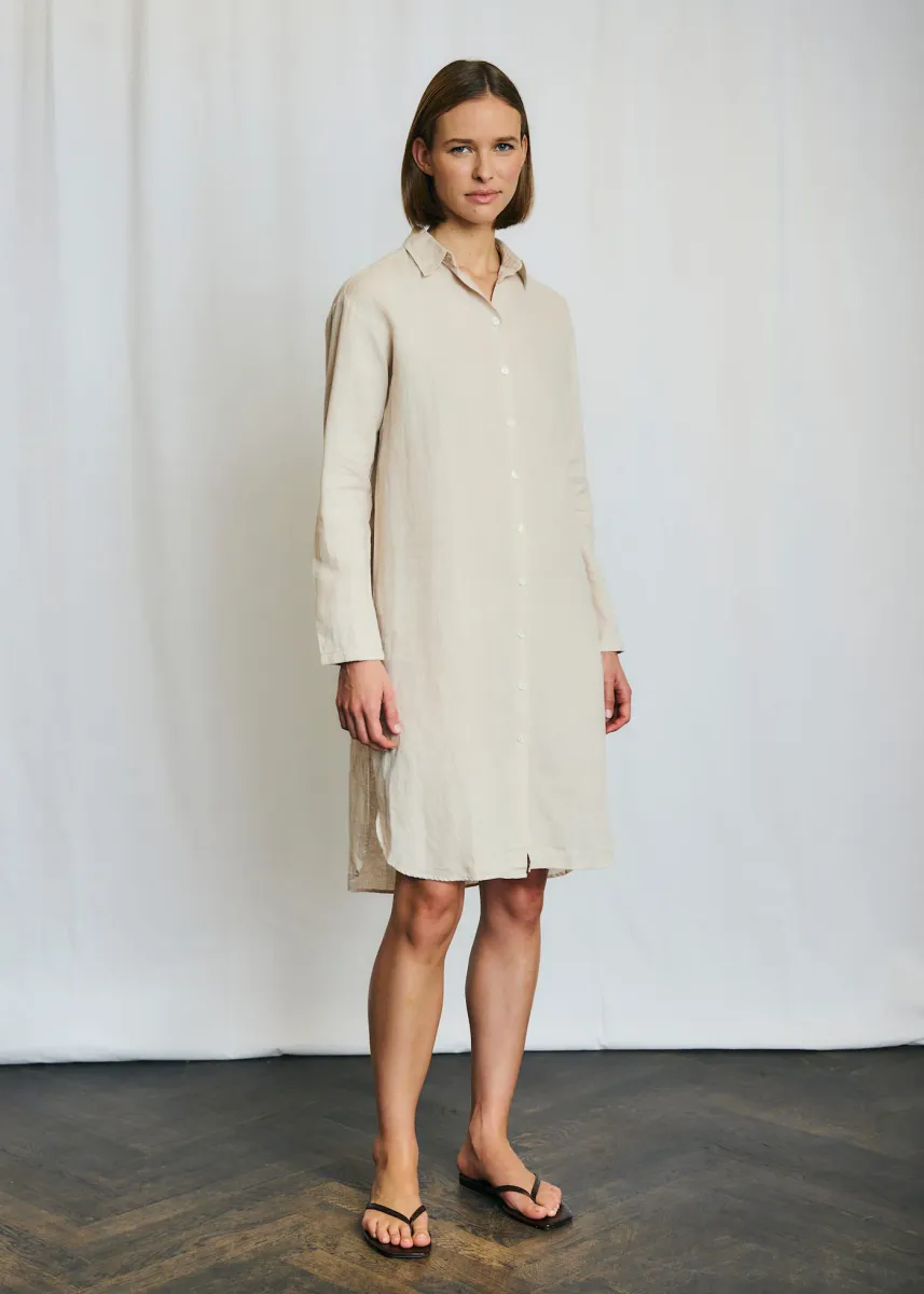 Bruun & Stengade Hellen Shirt Dress Sand 