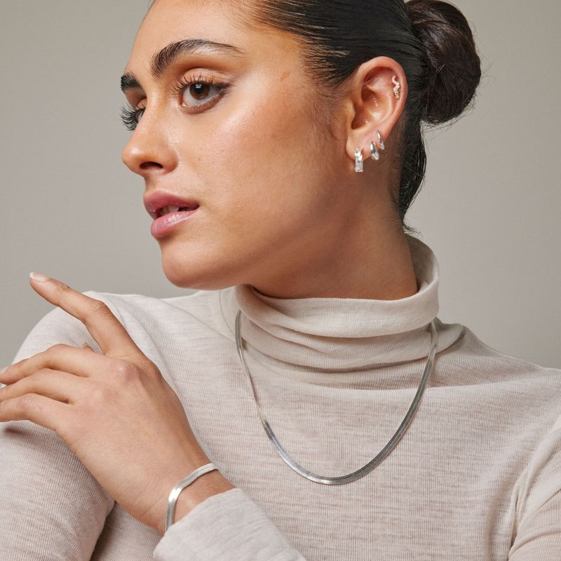 Enamel Bracelet Carla Silver