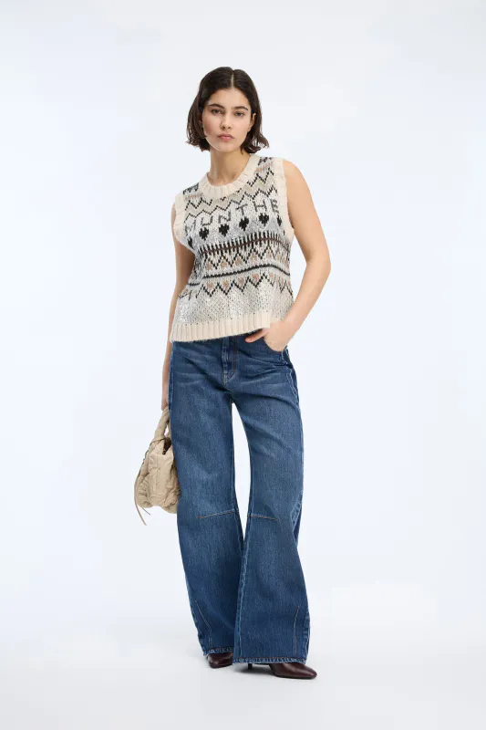 Munthe Vitalism Knit Mix Creme