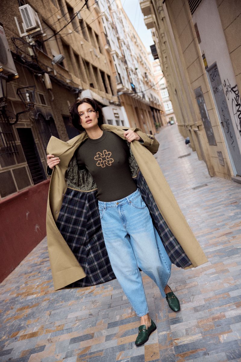 Katrin Uri Audrey Trench Coat Khaki 