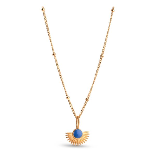 Hovedbilde Enamel Necklace Soleil Cornflower 