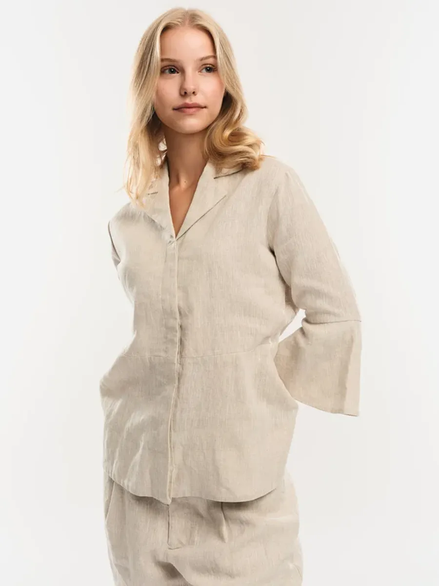 Ella and il Guro Shirt Beige Melange