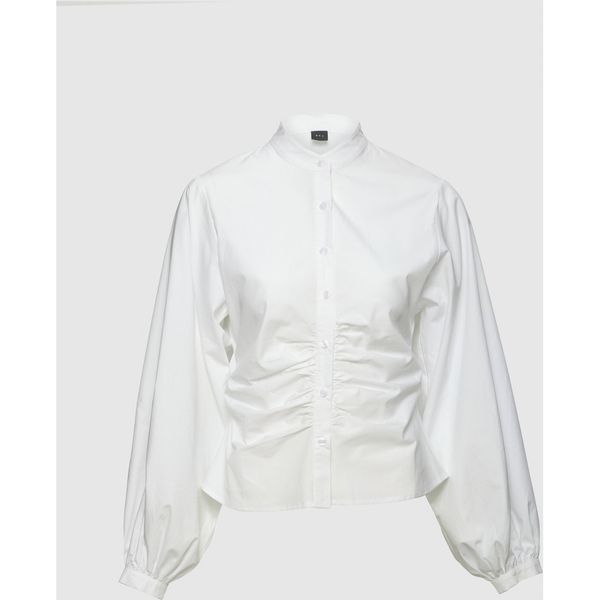 Hovedbilde Christian Aks Velora Poplin Shirt White 