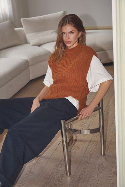 Hovedbilde Cocouture Raina Knit Vest Cognac