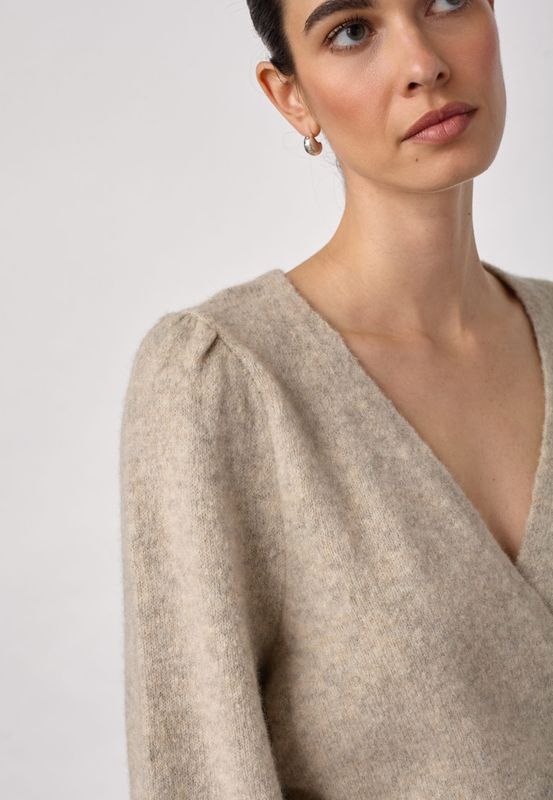 Cocouture Roger Wrap Cardigan Creme