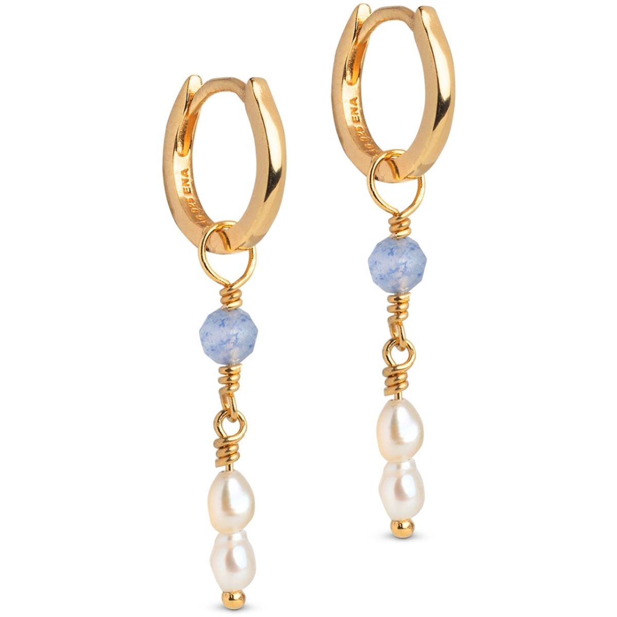 Enamel Hoops Liva Gold 