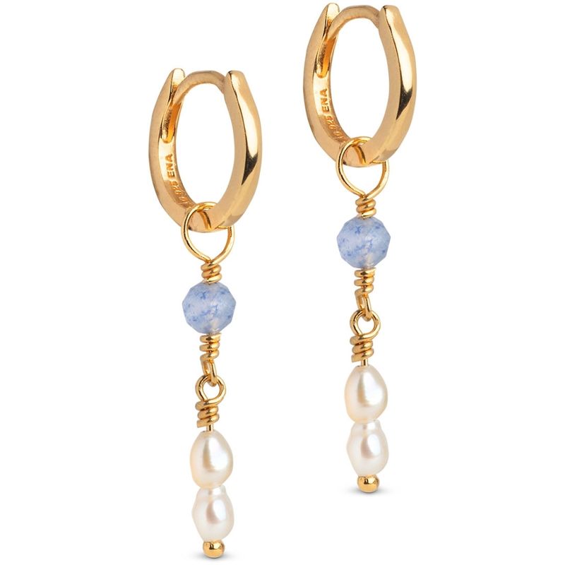 Enamel Hoops Liva Gold 
