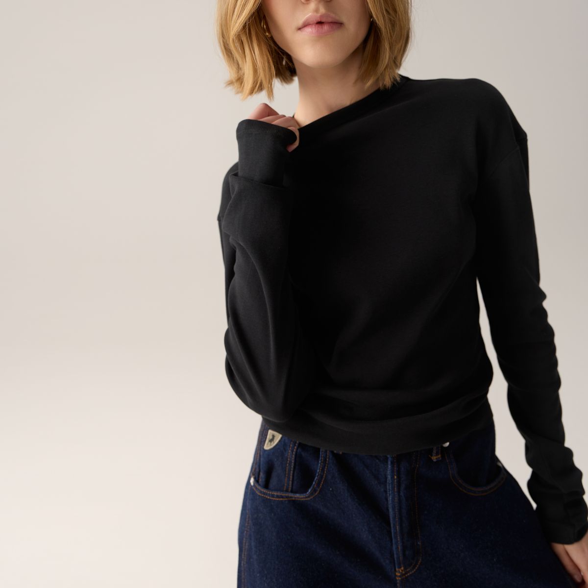 Lois Lauren T-Shirt Black